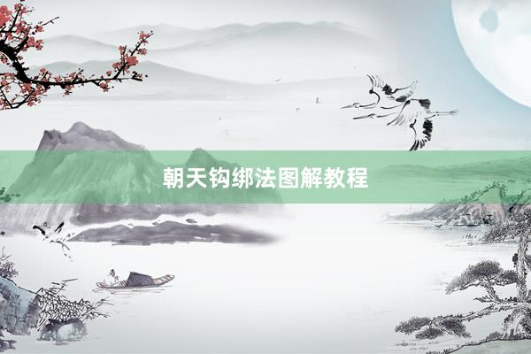朝天钩绑法图解教程